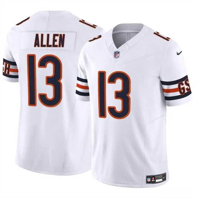 Men & Women & Youth Chicago Bears #13 Keenan Allen White 2023 F.U.S.E. Vapor Stitched Jersey,We sell and wholesale Men & Women & Youth Chicago Bears #13 Keenan Allen White 2023 F.U.S.E. Vapor Stitched Jersey on line form chian!